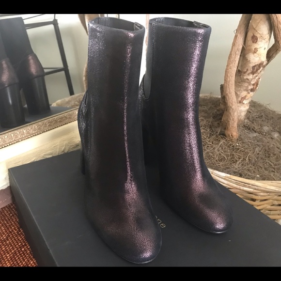 Rag and Bone Copper Metallic Leather Ankle Boot - Picture 4 of 7